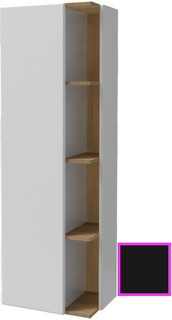 Подвесная колонна левосторонняя черный матовый Jacob Delafon Terrace EB1179G-M61