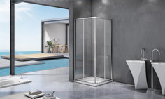 Душевой уголок 80х80 см Good Door Idea CR-80-C-CH прозрачное