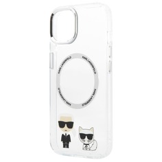 Чехол Karl Lagerfeld для iPhone 14 Plus с MagSafe, прозрачный (KLHMP14MHKCT)