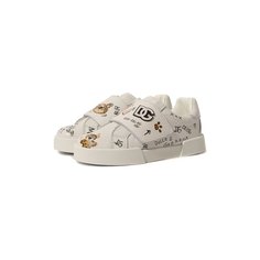 Кожаные кеды Dolce & Gabbana