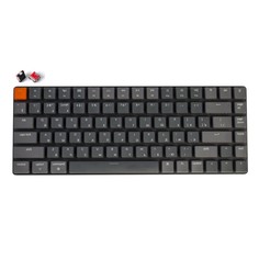 Клавиатура Keychron K3, RGB подсветка, Red Switch, тёмно-серый