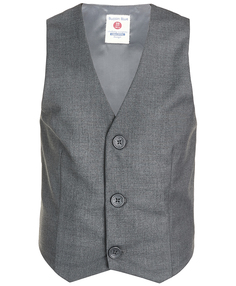 Серый классический жилет Button Blue