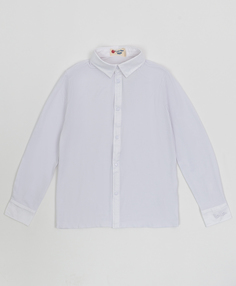 Белая рубашка на кнопках Button Blue