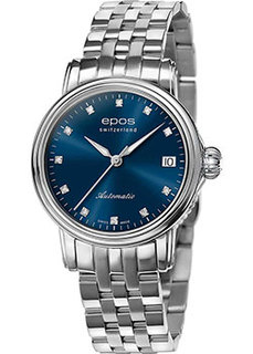 Швейцарские наручные женские часы Epos 4390.152.20.86.30. Коллекция Ladies