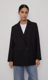 Пиджак Coffee Break из шерсти с шелком 12 STOREEZ