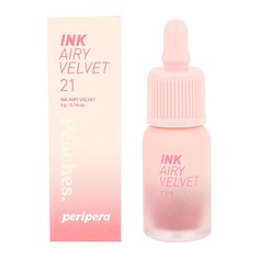 Помада для губ PERIPERA INK AIRY VELVET жидкая тон 21 fluffy peach