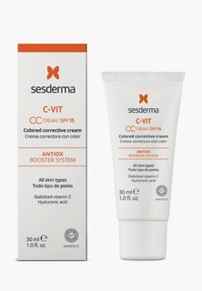 CC-Крем Sesderma корректирующий тон кожи C-VIT, 30 мл