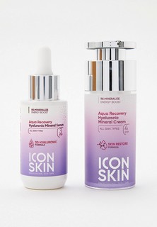 Набор для ухода за лицом Icon Skin 3D-увлажнение и "пробуждение" кожи, Крем для лица 30 мл + Сыворотка для лица 30 мл