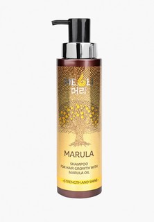 Шампунь Meoli от выпадения волос с маслом Марулы "Сила и блеск", MEOLI, 400 мл
