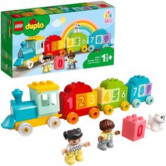 Конструктор LEGO DUPLO "Поезд с цифрами — учимся считать" 10954