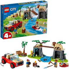 Конструктор LEGO City "Спасательный внедорожник для зверей" 60301