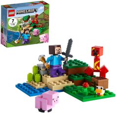 Конструктор LEGO Minecraft "Засада Крипера" 21177