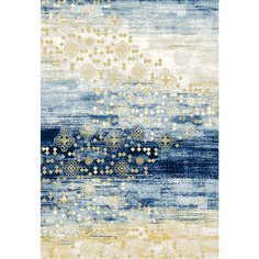 Ковер интерьерный 0.8х1.5 м, Silvano, Вселенная, прямоугольный, синий, 217171A