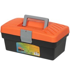 Ящик для инструментов, 12 , 28.5х15.5х12.5 см, пластик, Blocker, Profbox, пластиковый замок, с лотком, А-28