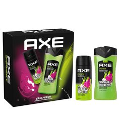 Набор подарочный для мужчин, Axe, Epic Fresh, антиперспирант-спрей + гель для душа