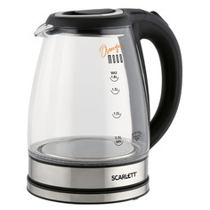 Чайники чайник SCARLETT SC-EK27G36 1800Вт 1,8л стекло