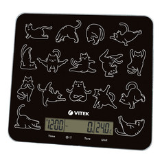 Весы кухонные электронные весы кухонные VITEK VT-8026 до 10кг стекло