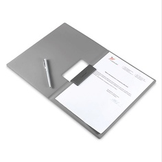 Планшет канцелярский FLEXPOCKET Папка- планшет из экокожи с крышкой и магнитом для документов