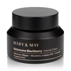 MARY&MAY Крем для лица омолаживающий Idebenone Blackberry Intense Cream 70.0