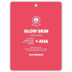 Маска для лица NAME SKIN CARE Тканевая маска для лица сияние кожи с AHA-кислотами 22.0