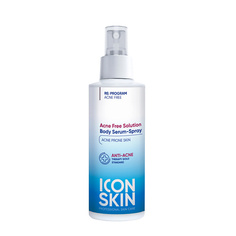 Сыворотка для лица ICON SKIN Кислотная сыворотка для тела ACNE FREE SOLUTION 100.0