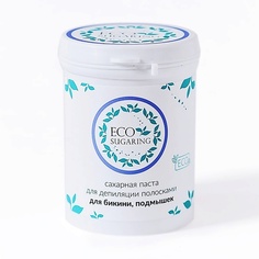 Паста для депиляции ECOSUGARING Сахарная паста для шугаринга СРЕДНЯЯ для бикини, подмышек полосками 330