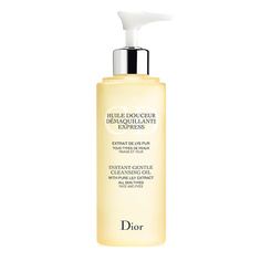 Средства для снятия макияжа DIOR Нежное масло для мгновенного снятия макияжа с экстрактом чистой лилии Huile Douceur Demaquillante Express