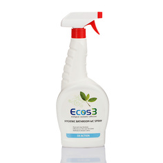 Средство от известкового налета и ржавчины ECOS3 Чистящее средство спрей для ванной комнаты 750