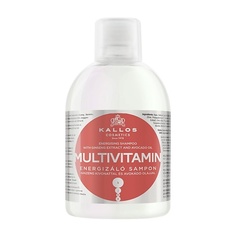 KALLOS COSMETICS Шампунь для волос с экстрактом женьшеня, маслом авокадо Multivitamin 1000.0