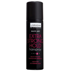 Лак для укладки волос LORVENN HAIR PROFESSIONALS Лак для волос экстрасильной фиксации HAIR ART EXTRA STRONG HOLD HAIRSPRAY 100