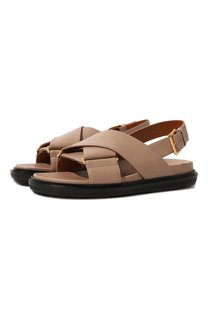 Кожаные сандалии Marni