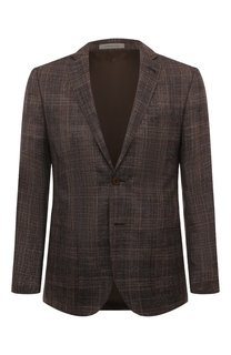 Пиджак из шерсти и шелка Corneliani