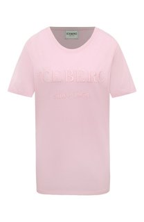 Хлопковая футболка Iceberg