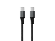 Аксессуар AccesStyle Type-C - Type-C 1m Black CC30-F100M