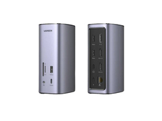 Хаб USB Ugreen CM555 Multifunction Docking Station Pro Grey 90325