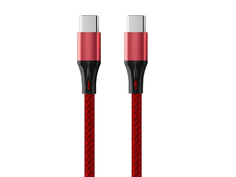 Аксессуар AccesStyle Type-C - Type-C 1m Red-Black CC30-F100M