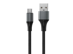 Аксессуар AccesStyle USB - MicroUSB 1m Black AM24-F100M
