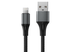 Аксессуар AccesStyle USB - Lightning 2m Black AL24-F200M
