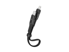 Аксессуар AccesStyle Type-C - Lightning 30cm Black CL30-TF30