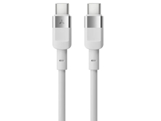 Аксессуар AccesStyle Type-C - Type-C 1m White CC50-T100