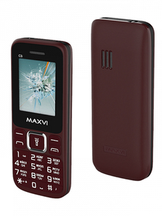 Сотовый телефон Maxvi C3i Wine Red