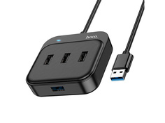 Хаб USB Hoco HB31 1xUSB 3.0 + 3xUSB 2.0 20cm 6931474784889