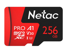 Карта памяти 256Gb - Netac microSDHC P500 PRO NT02P500PRO-256G-S