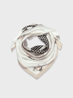 Платок с миксом принтов (70*70) Elis