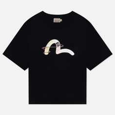 Женская футболка Evisu Japanese Pattern Seagull Printed