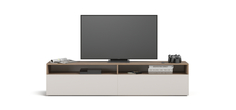 TV-Тумба BOSS QUADRO 180 Вяз натуральный, Ваниль софт