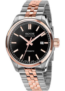Швейцарские наручные мужские часы Epos 3501.132.34.15.44. Коллекция Passion