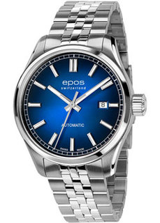 Швейцарские наручные мужские часы Epos 3501.132.20.16.30. Коллекция Passion