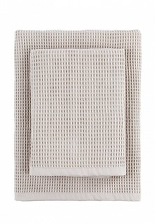 Набор полотенец кухонных Унисон вафельных (2 шт.) (50х100+70х140) beige