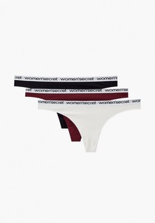 Трусы 3 шт. womensecret Women'secret THONG